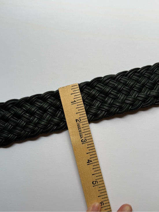 Vintage 2” Marjorie Baer Braided Belt Metal Buckle Medium main image 4